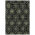8' X 10' Green Gray And Charcoal Medallion Washable Indoor Outdoor Area Rug