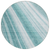 8' Teal Blue Turquoise And Aqua Round Striped Washable Indoor Outdoor Area Rug