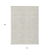 10' X 14' Ivory And Beige Damask Washable Indoor Outdoor Area Rug