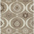 8' X 10' Taupe Brown And Ivory Medallion Washable Indoor Outdoor Area Rug