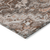 9' X 12' Terra Cotta Brown And Copper Oriental Washable Indoor Outdoor Area Rug
