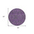 8' Round Purple and Green Round Floral Washable Non Skid Indoor Outdoor Area Rug - 608219038359