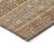 10' X 14' Terra Cotta Copper And Gray Southwestern Washable Indoor Outdoor Area Rug