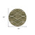 8' Olive Green Fern Green And Ivory Round Abstract Washable Indoor Outdoor Area Rug