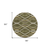 8' Olive Green Fern Green And Ivory Round Abstract Washable Indoor Outdoor Area Rug