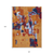 10' X 14' Copper Gray And Burgundy Abstract Washable Indoor Outdoor Area Rug