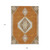 9' X 12' Copper Brown And Ivory Oriental Washable Indoor Outdoor Area Rug