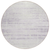 8' Lavender Purple And Ivory Round Abstract Washable Indoor Outdoor Area Rug