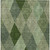 10' X 14' Green Mint Green And Sage Argyle Washable Indoor Outdoor Area Rug