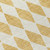 10' X 14' Gold Geometric Washable Indoor Outdoor Area Rug