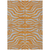 9' X 12' Copper And Gray Animal Print Washable Indoor Outdoor Area Rug