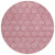 8' Pink And Purple Round Geometric Washable Indoor Outdoor Area Rug