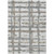 10' X 14' Silver Taupe And Gray Striped Washable Indoor Outdoor Area Rug