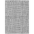 9' X 12' Gray Charcoal And Silver Striped Washable Indoor Outdoor Area Rug