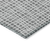 9' X 12' Gray Charcoal And Silver Striped Washable Indoor Outdoor Area Rug