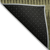 8' X 10' Olive Green And Dark Green Striped Washable Indoor Outdoor Area Rug