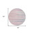8' Pink Blue And Purple Round Striped Washable Indoor Outdoor Area Rug