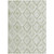 8' X 10' Artichoke Green And Ivory Geometric Washable Indoor Outdoor Area Rug Transitional Style - Artichoke Green, Ivory Color