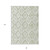 8' X 10' Artichoke Green And Ivory Geometric Washable Indoor Outdoor Area Rug Transitional Style - Artichoke Green, Ivory Color