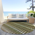 8' Olive Green Brown And Gold Round Southwestern Washable Indoor Outdoor Area Rug