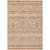 9' X 12' Copper And Ivory Southwestern Washable Indoor Outdoor Area Rug