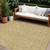9' X 12' Gold Gray And Ivory Polka Dot Washable Indoor Outdoor Area Rug