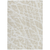 9' X 12' Beige and Ivory Abstract Washable Non Skid Indoor Outdoor Area Rug