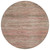 8' Brown And Copper Round Abstract Washable Indoor Outdoor Area Rug - Brown, Copper