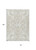 10' X 14' Ivory And Beige Damask Washable Indoor Outdoor Area Rug - Ivory, Beige