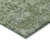 9' X 12' Fern Green Oriental Washable Indoor Outdoor Area Rug