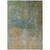 10' X 14' Artichoke Green Gray And Gold Abstract Washable Indoor Outdoor Area Rug