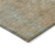 10' X 14' Artichoke Green Gray And Gold Abstract Washable Indoor Outdoor Area Rug
