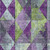 10' X 14' Purple And Lime Green Geometric Washable Indoor Outdoor Area Rug