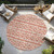 8' Salmon And Ivory Round Geometric Washable Indoor Outdoor Area Rug - Salmon, Ivory
