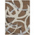 8' X 10' Brown Beige And Gray Abstract Washable Indoor Outdoor Area Rug