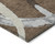 8' X 10' Brown Beige And Gray Abstract Washable Indoor Outdoor Area Rug