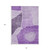 8' X 10' Eggplant Purple And Lilac Abstract Washable Indoor Outdoor Area Rug