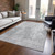 10' X 14' Gray Silver And Charcoal Abstract Washable Indoor Outdoor Area Rug Transitional Style - Gray, Silver, Charcoal Color