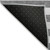8' Round Charcoal Round Striped Washable Non Skid Indoor Outdoor Area Rug