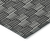 8' X 10' Black And Ivory Geometric Washable Indoor Outdoor Area Rug