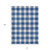 10' X 14' Navy Blue And Gray Plaid Washable Indoor Outdoor Area Rug