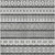 10' X 14' Gray Charcoal And Silver Quatrefoil Washable Indoor Outdoor Area Rug
