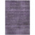 8' X 10' Plum Purple And Gray Striped Washable Indoor Outdoor Area Rug