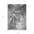9' X 12' Gray Abstract Washable Non Skid Indoor Outdoor Area Rug