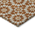 9' X 12' Orange Beige And Copper Floral Medallion Washable Indoor Outdoor Area Rug