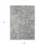 9' X 12' Gray Beige And Charcoal Oriental Washable Indoor Outdoor Area Rug