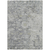 9' X 12' Gray Beige And Charcoal Oriental Washable Indoor Outdoor Area Rug