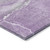 9' X 12' Lilac Abstract Washable Non Skid Indoor Outdoor Area Rug