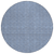 8' Navy Blue And Gray Round Geometric Washable Indoor Outdoor Area Rug