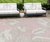 8' X 10' Pink Ivory And Beige Floral Washable Indoor Outdoor Area Rug